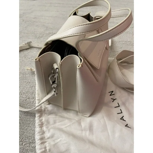 AALLYN Stella Satchel Mini Shoulder Bag Purse With Dust Bag - Picture 8 of 14